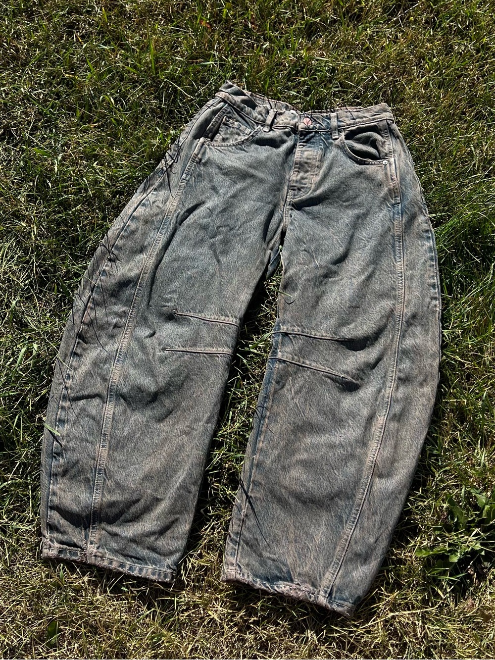 Free People Good Luck Barrel Jeans - Picture 3 of 16